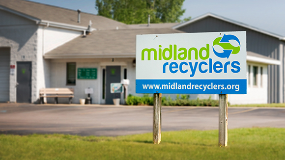 Midland Recyclers Entrance